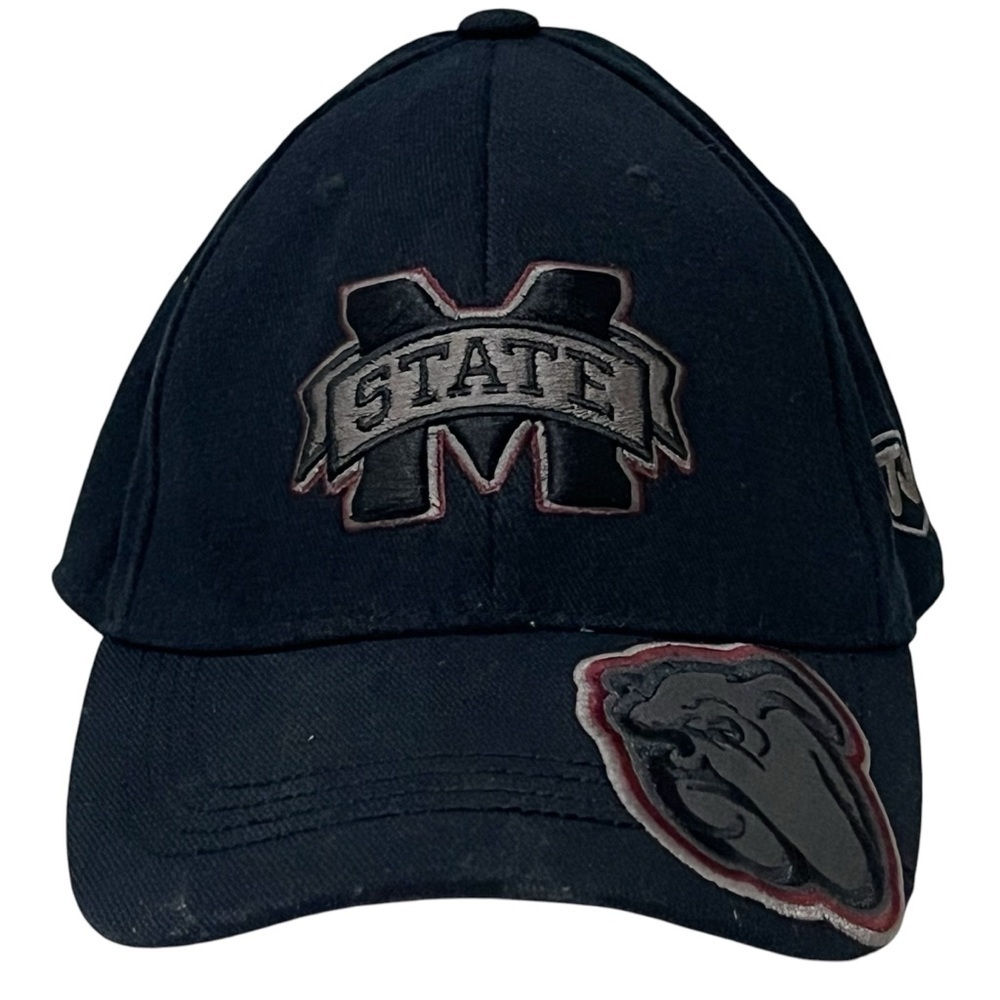 Mississippi State Bulldog Adjustable Stretch Fit Ball Cap